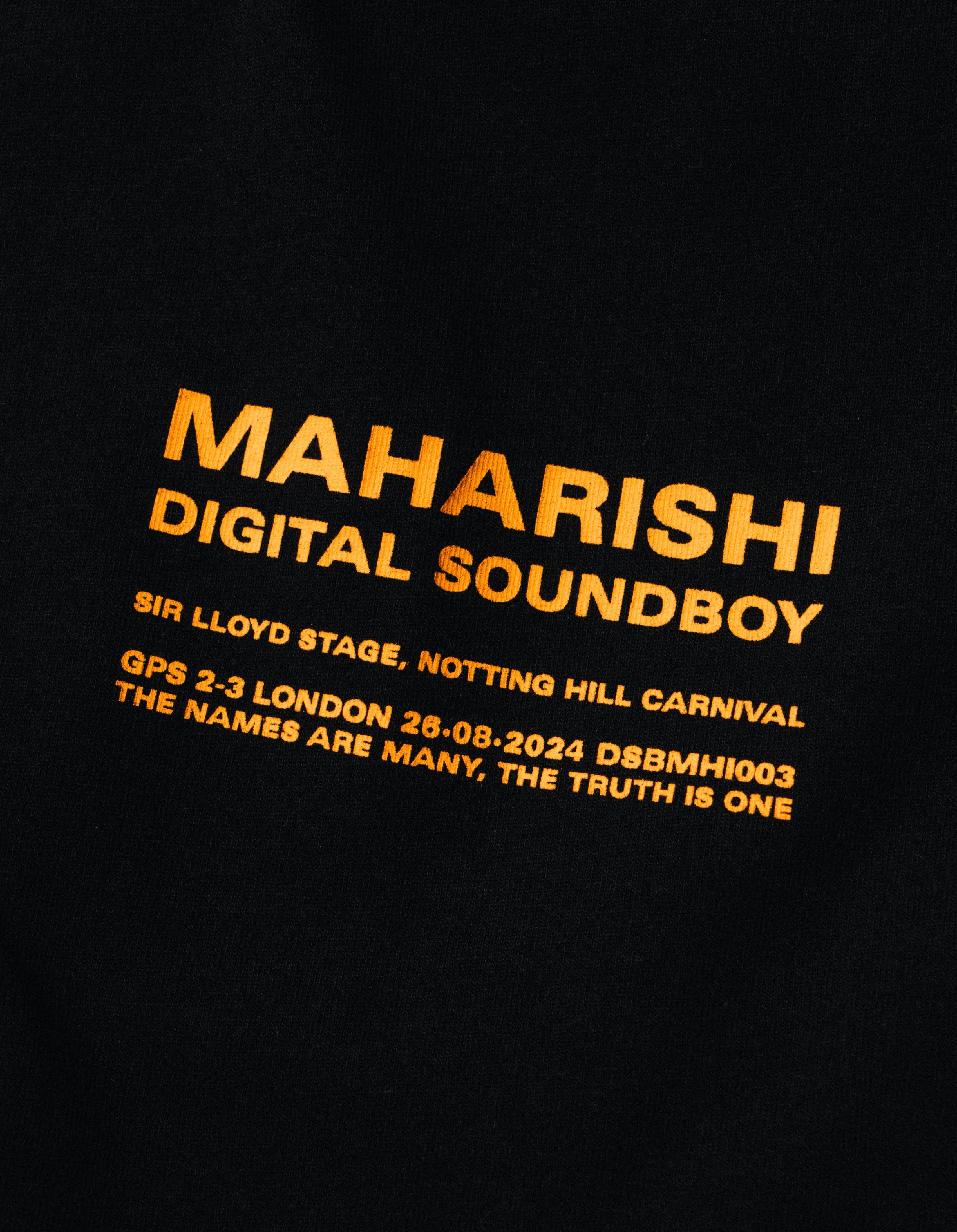 1552 Maharishi x Digital SoundBoy T-Shirt Black