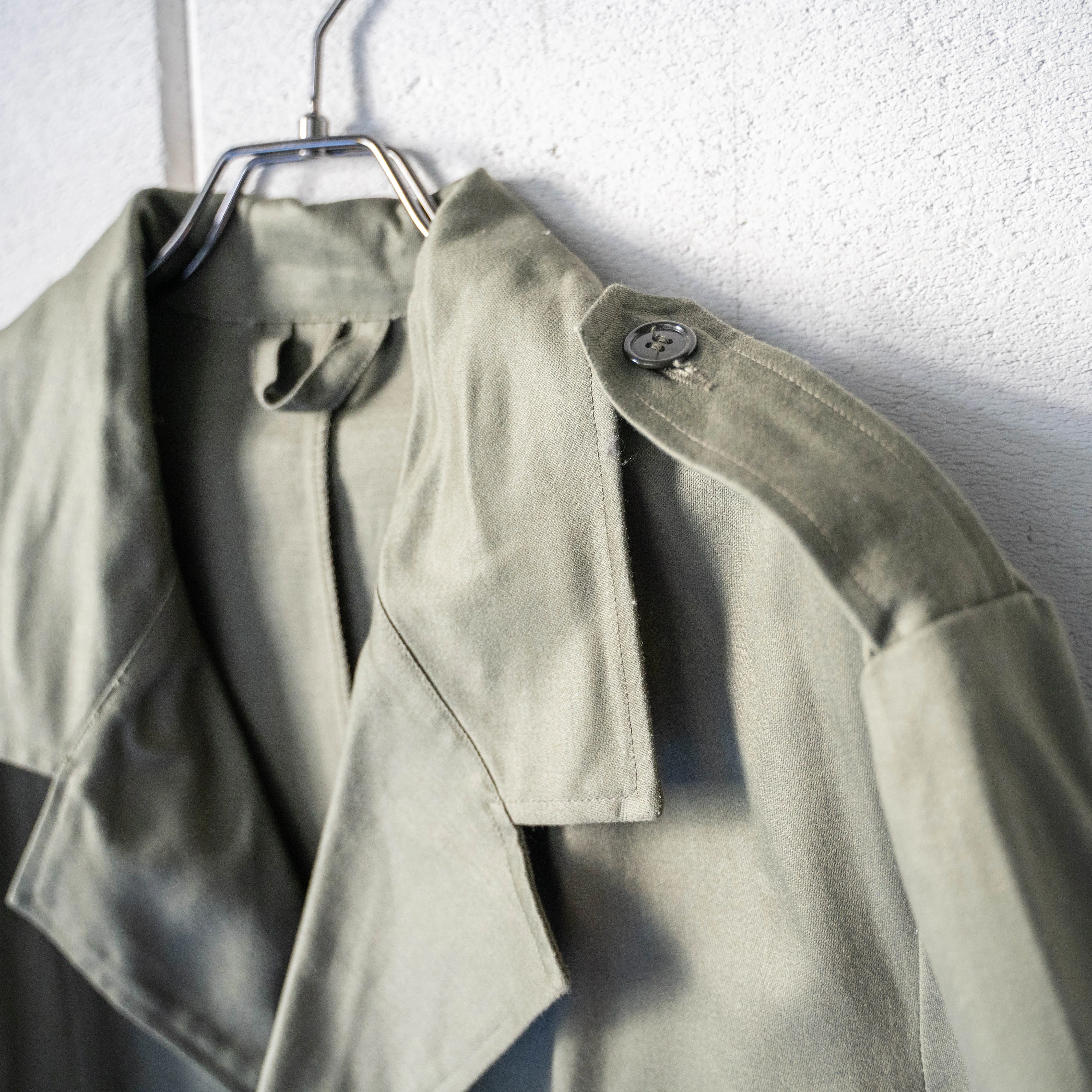 1970-90s Dutch military cotton work coat "dead stock"