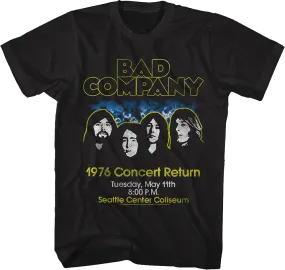 1976 Concert Bad Company T-Shirt