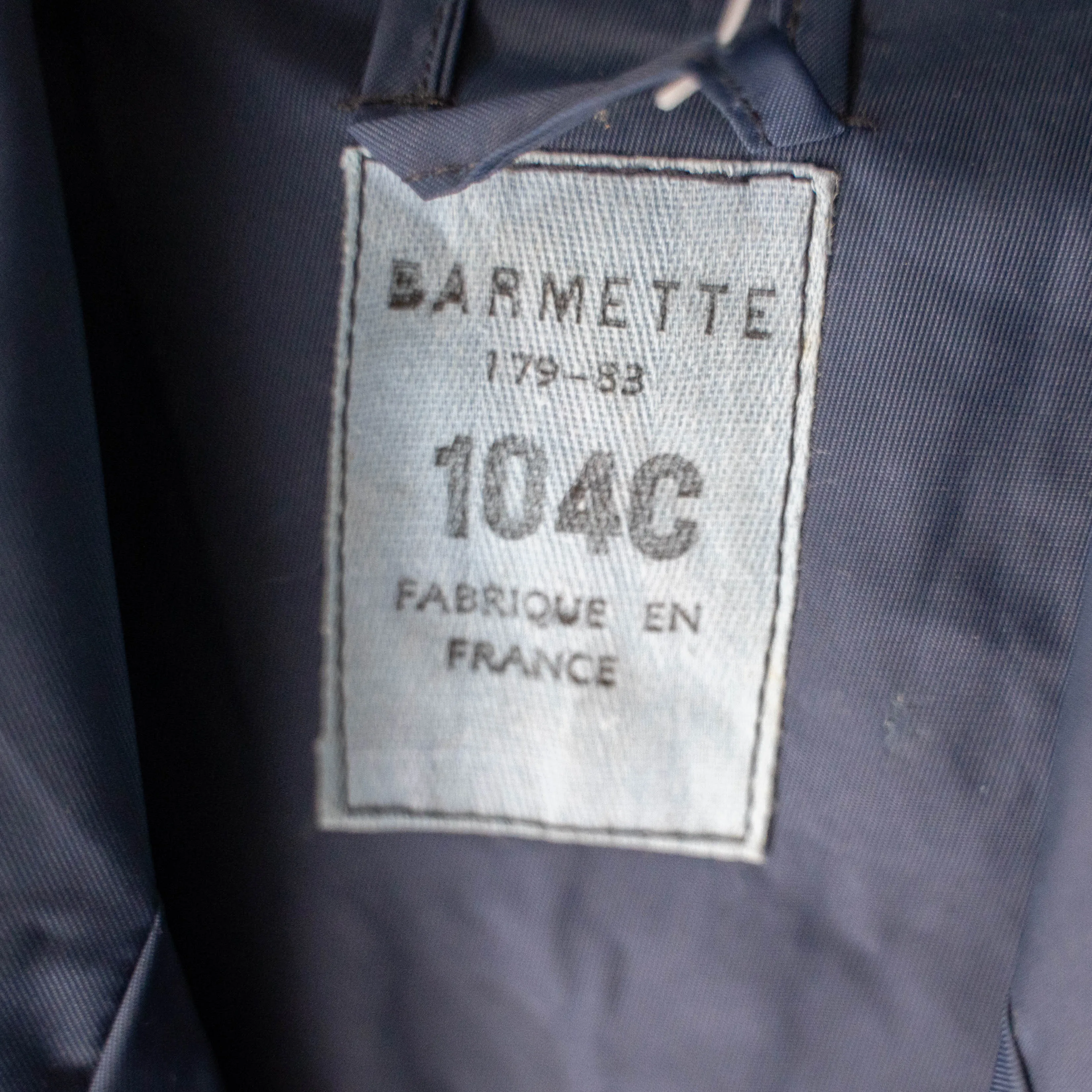 1980-90s French military nylon rain coat 'dead stock'