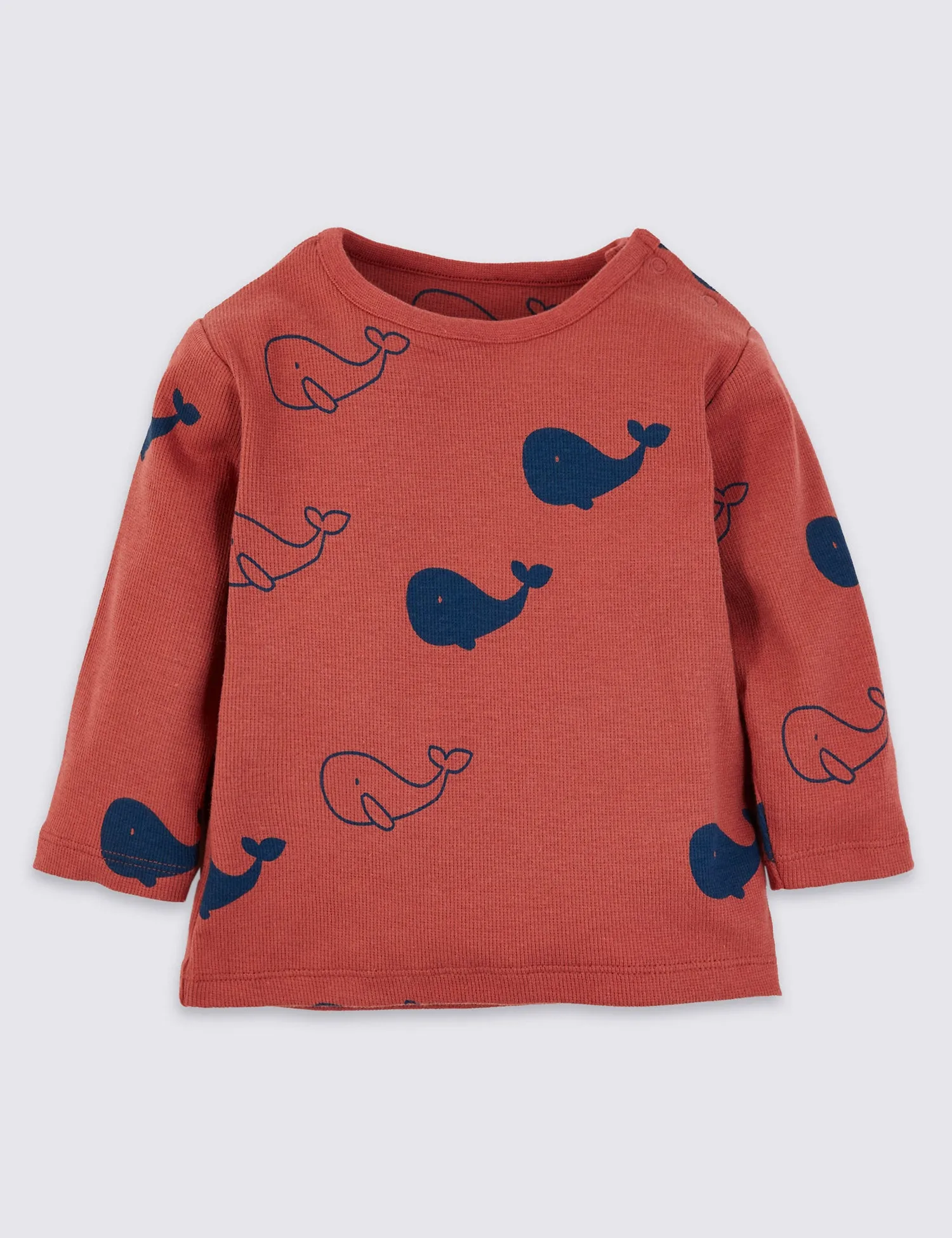 2 Piece Jersey Whale Print Outfit