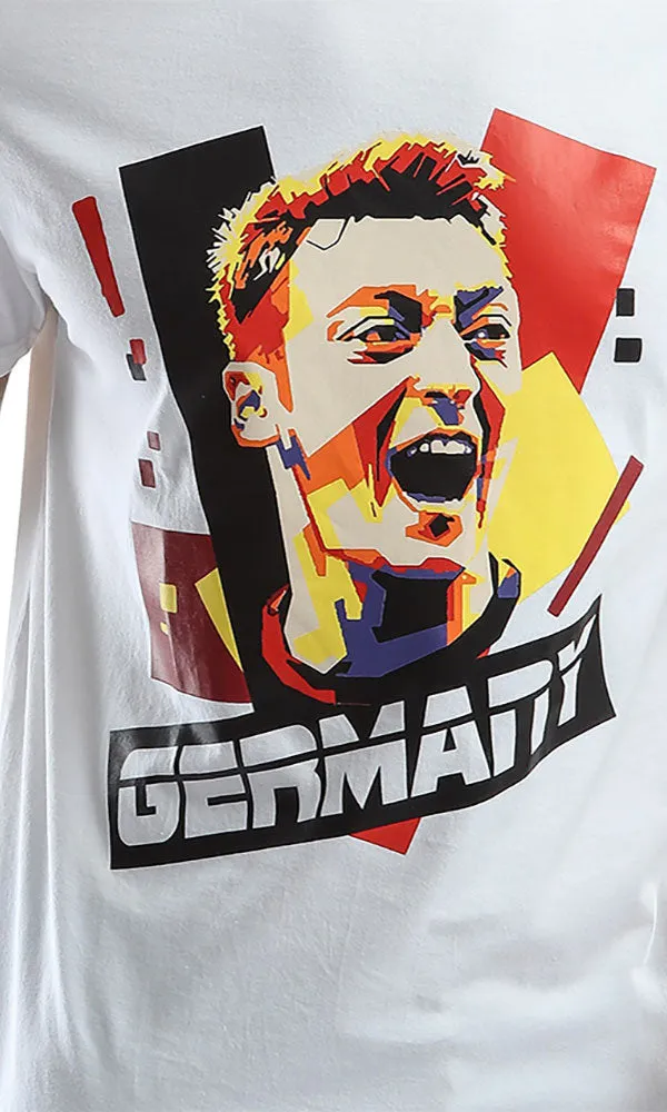 47954 Unisex Germany World Cup T-Shirt - White