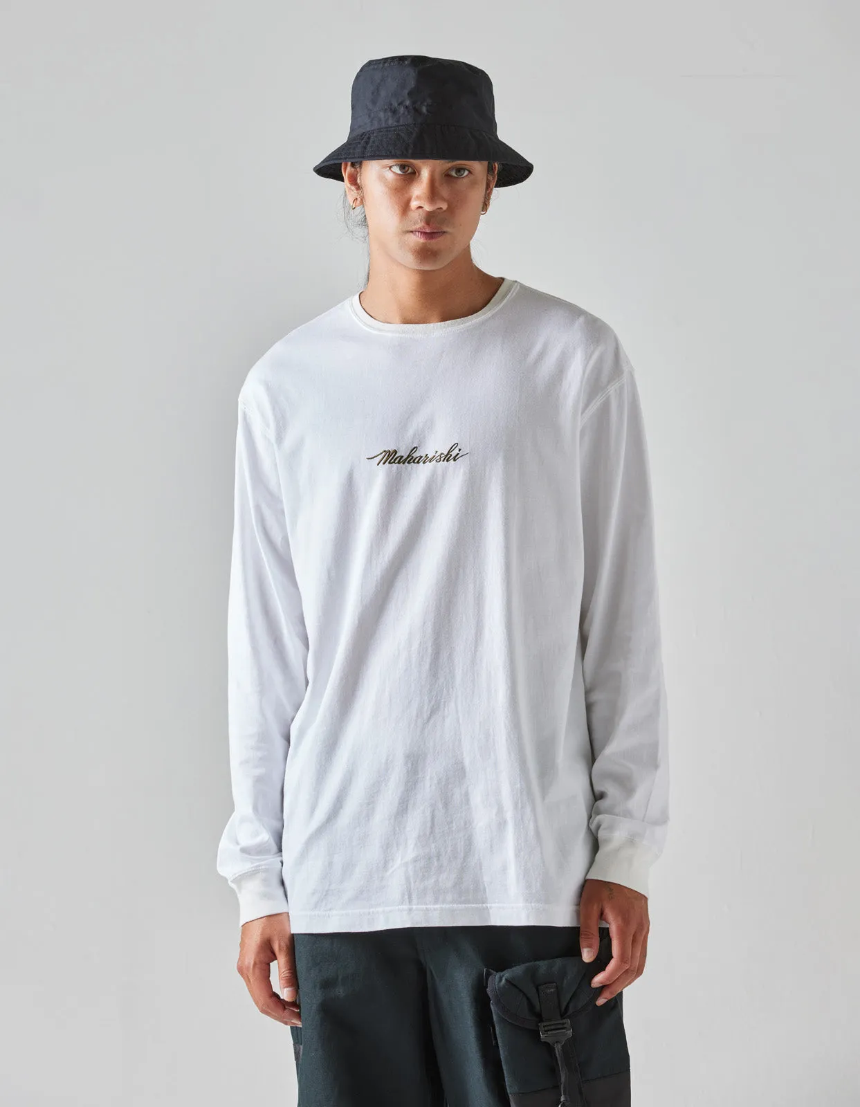 5080 Dragon Bamboo L/S T-Shirt White