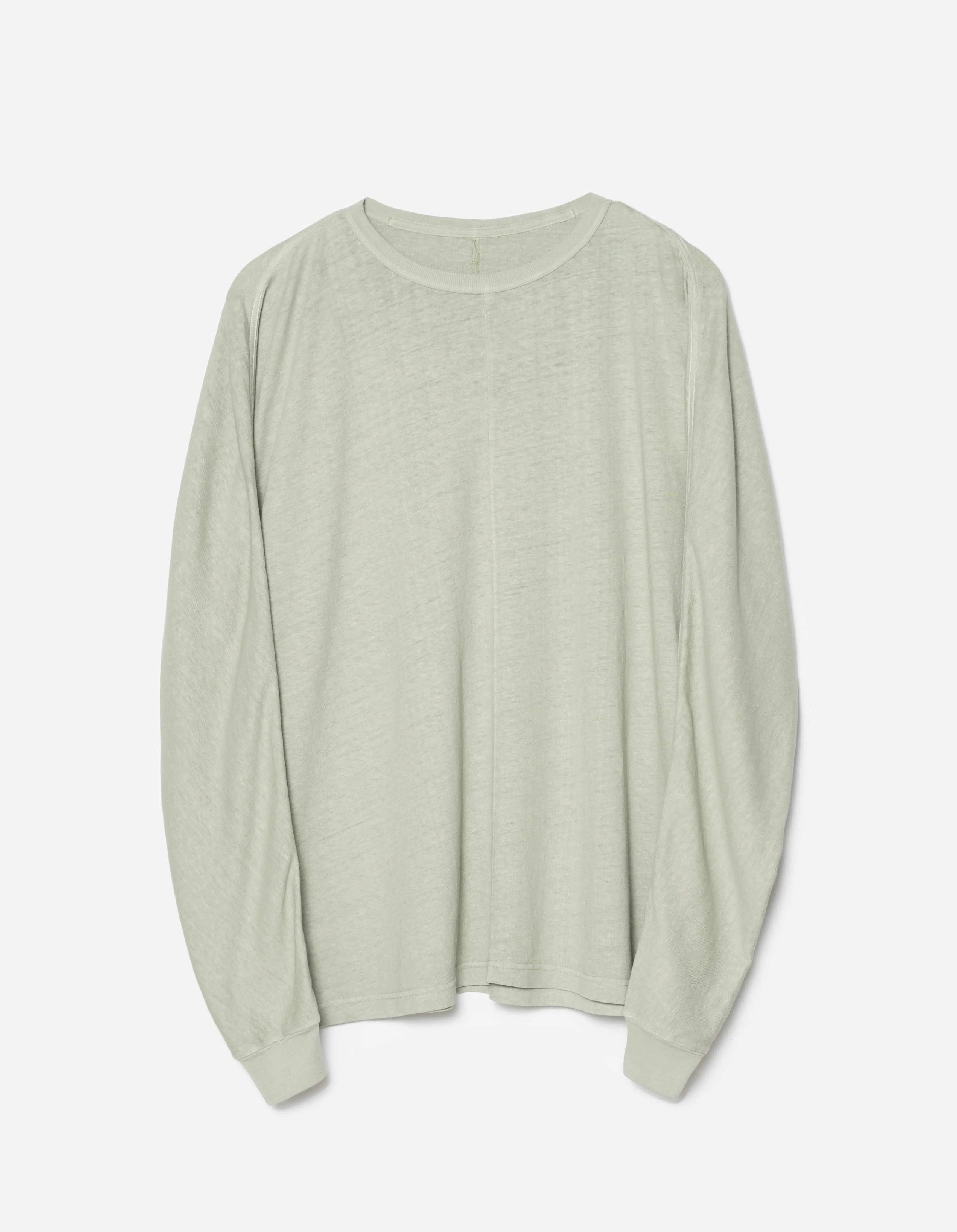 5245 Hemp Cross Oversized L/S T-Shirt Sage