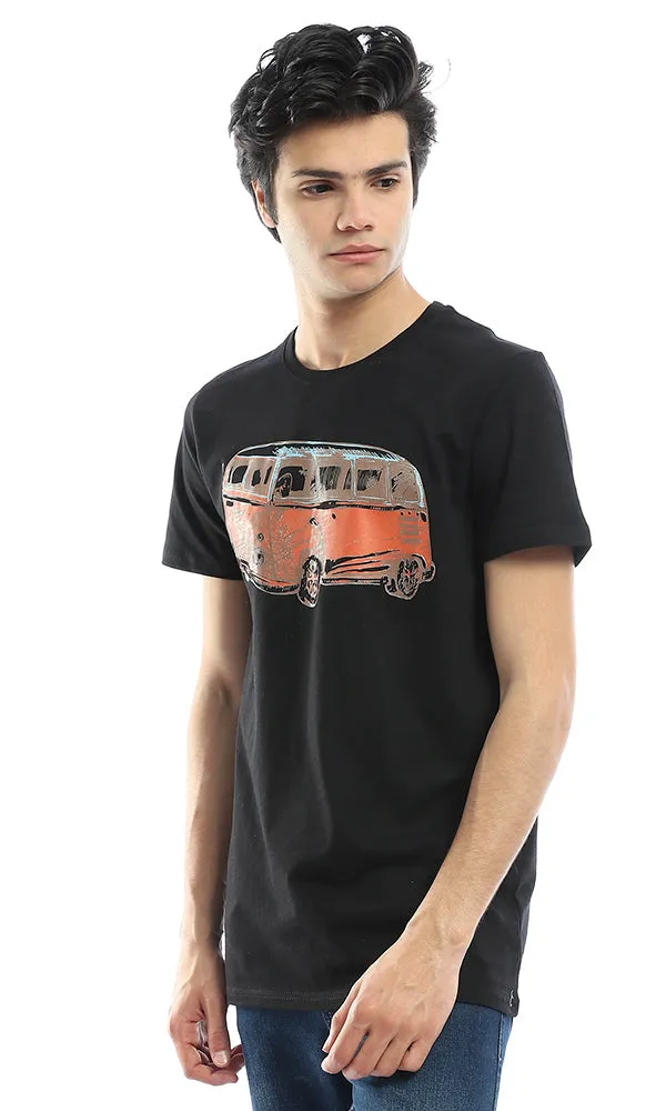 54081 Step Out Truck Black Tee