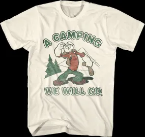 A Camping We Will Go Popeye T-Shirt