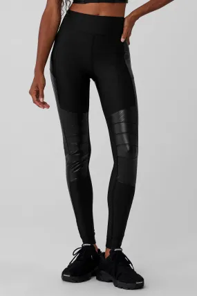 Airlift Winter Warm High-Waist Supermoto Legging - Black