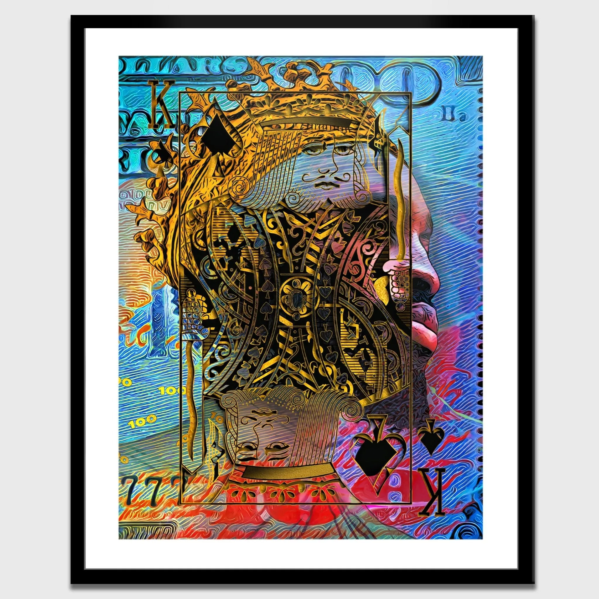 All Seeing King Semi-Gloss Print