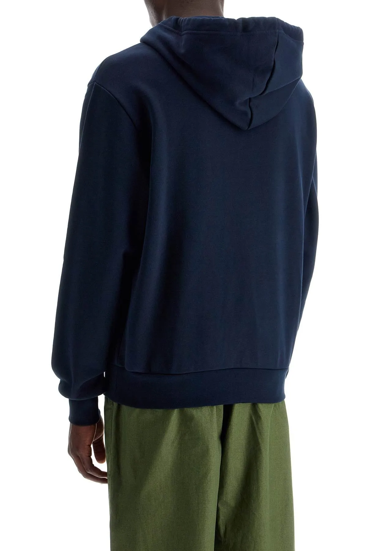 A.p.c. hooded sweatshirt with flocked