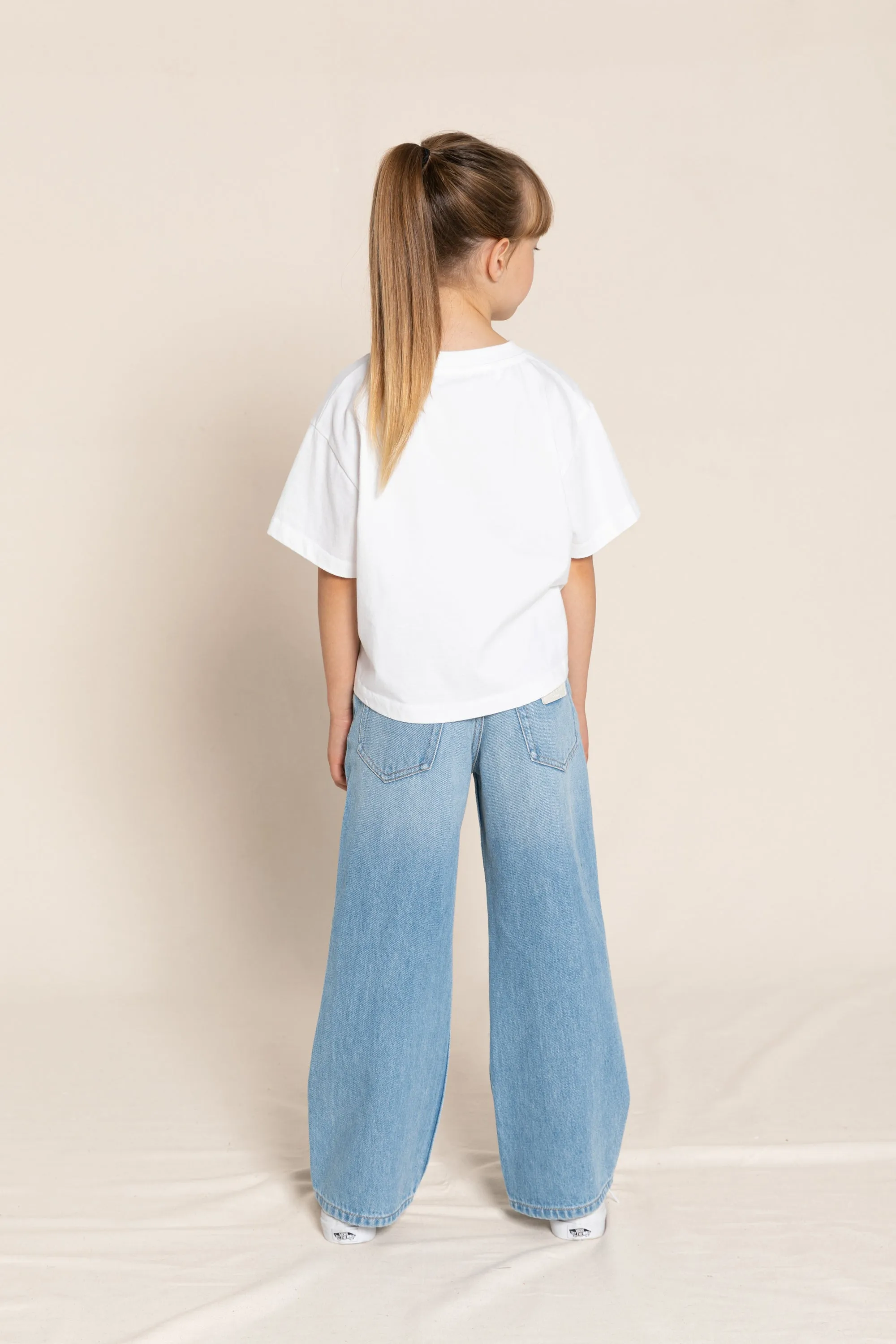 APRIL Bleached Blue - Wide Loose Fit Jeans