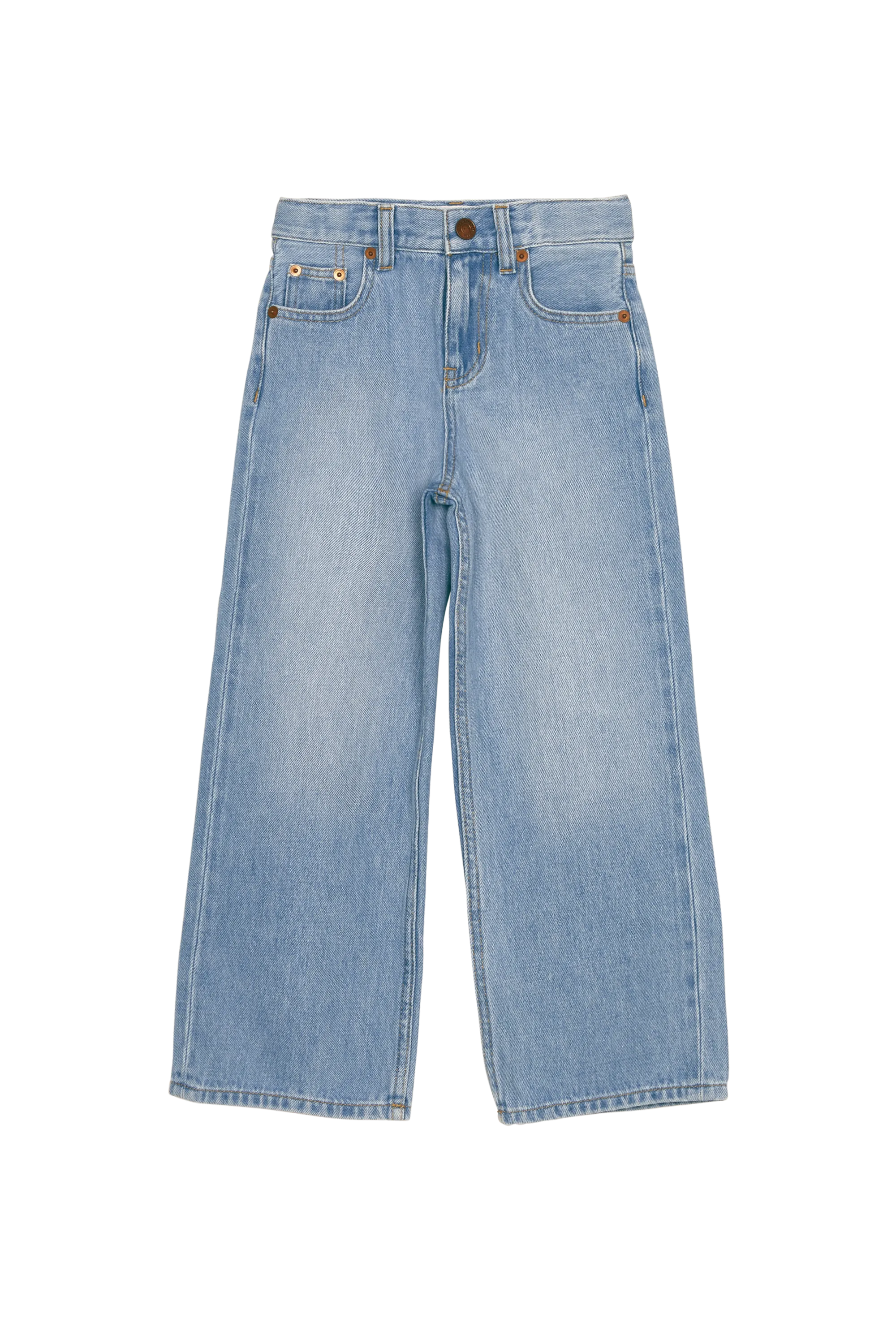 APRIL Bleached Blue - Wide Loose Fit Jeans