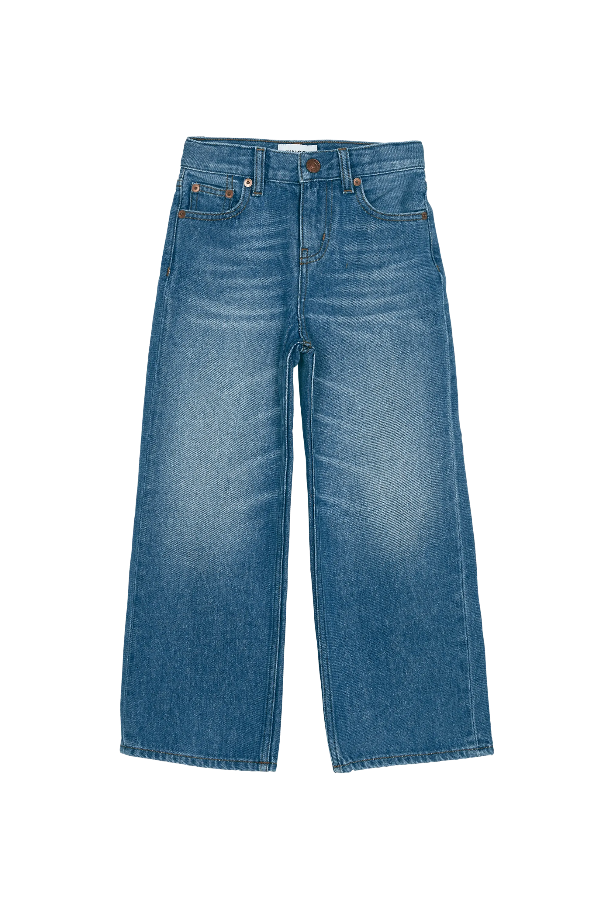 APRIL Dirty Blue - Wide Loose Fit Jeans