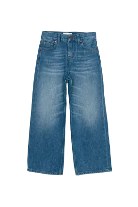 APRIL Dirty Blue - Wide Loose Fit Jeans