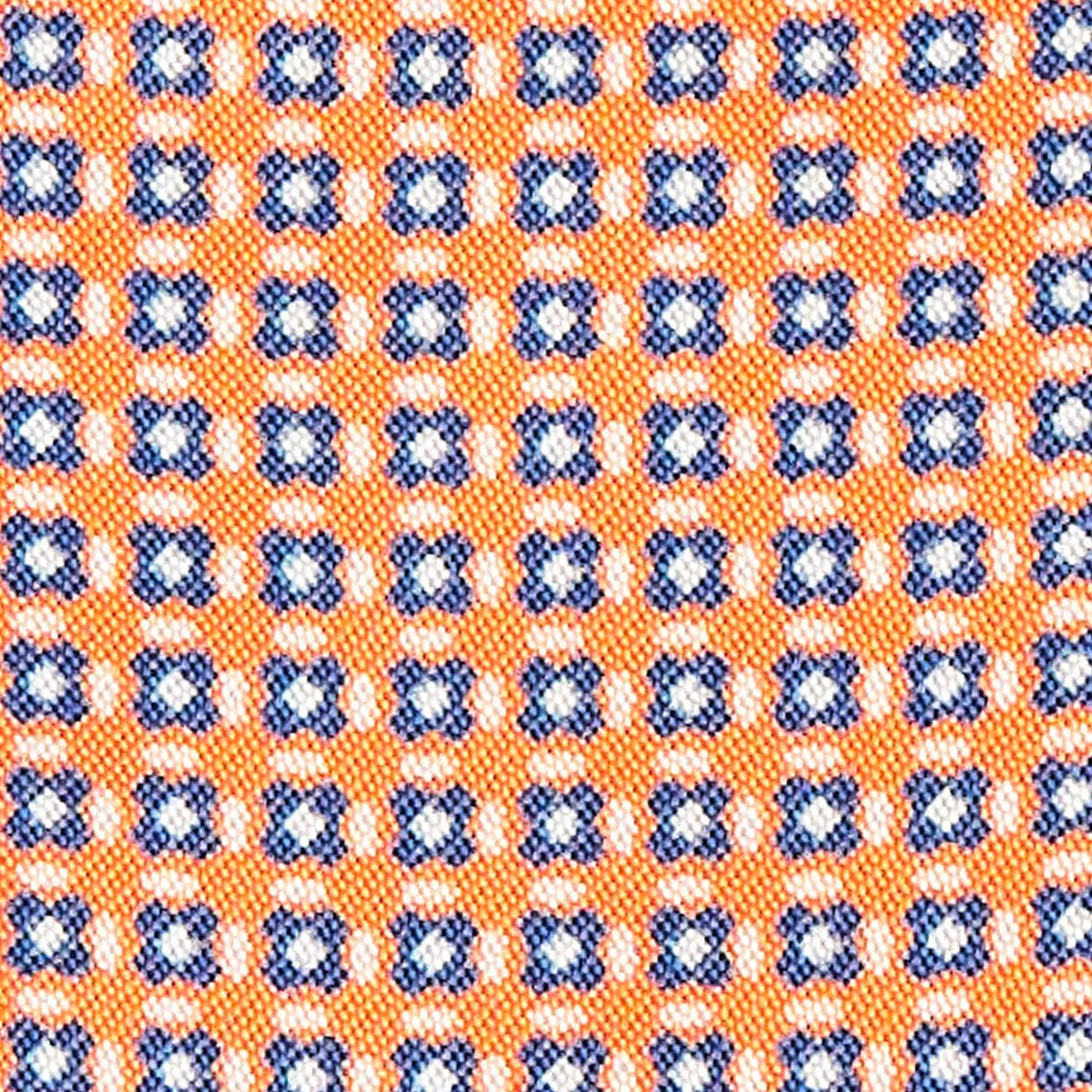 ASCOT TIE IN ORANGE SILK