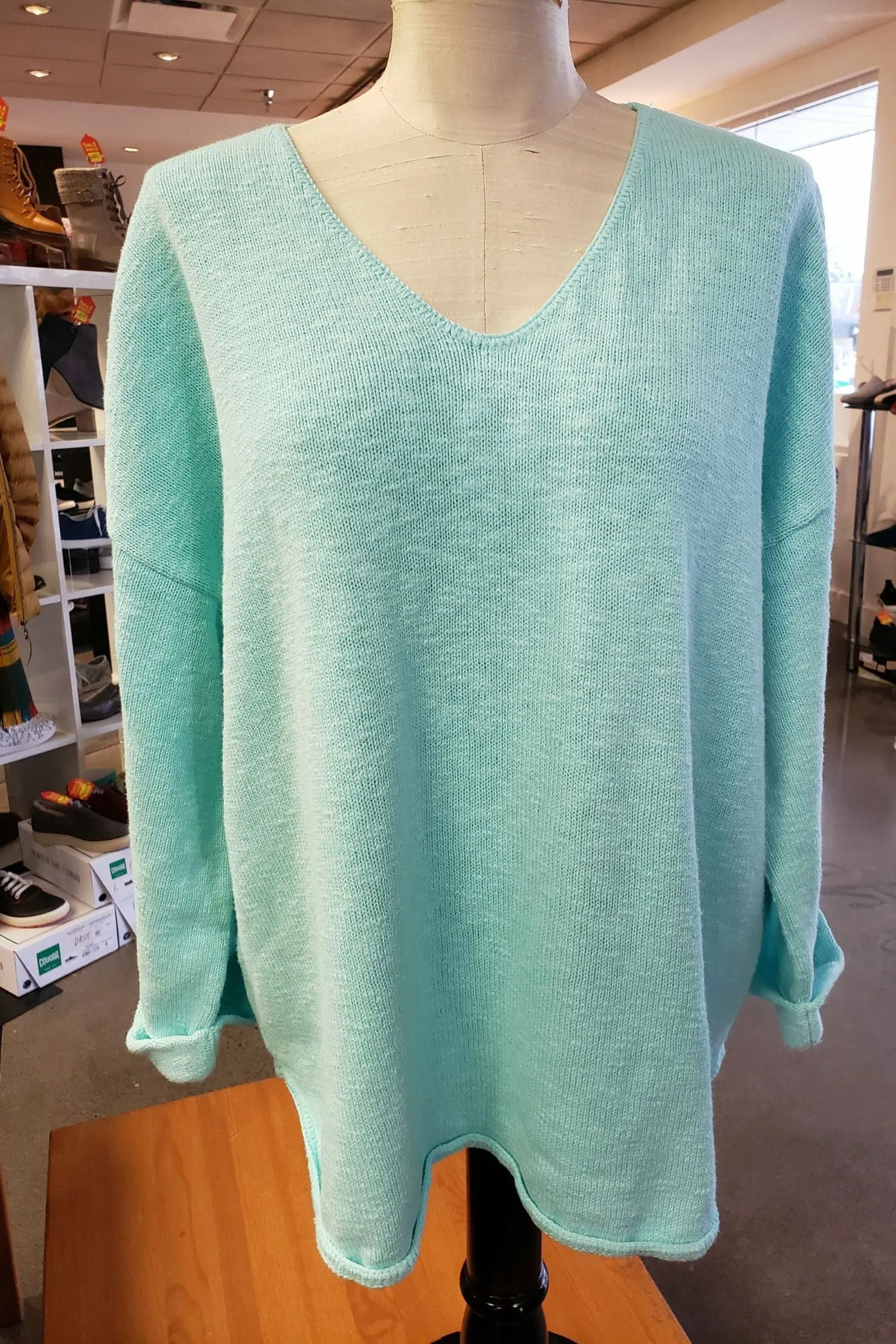 Avalin V-Neck Tunic Sweater - Multiple Colors