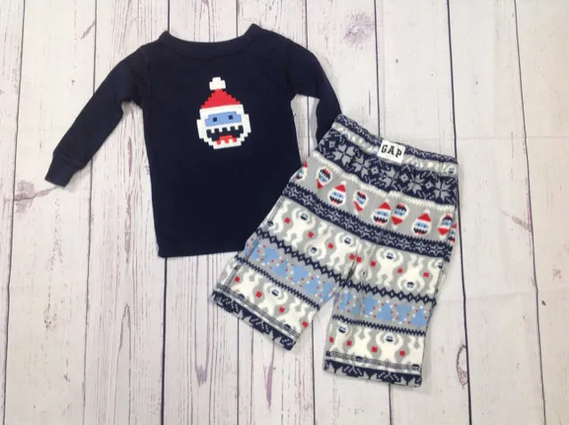 Baby Gap Navy Print Sleepwear