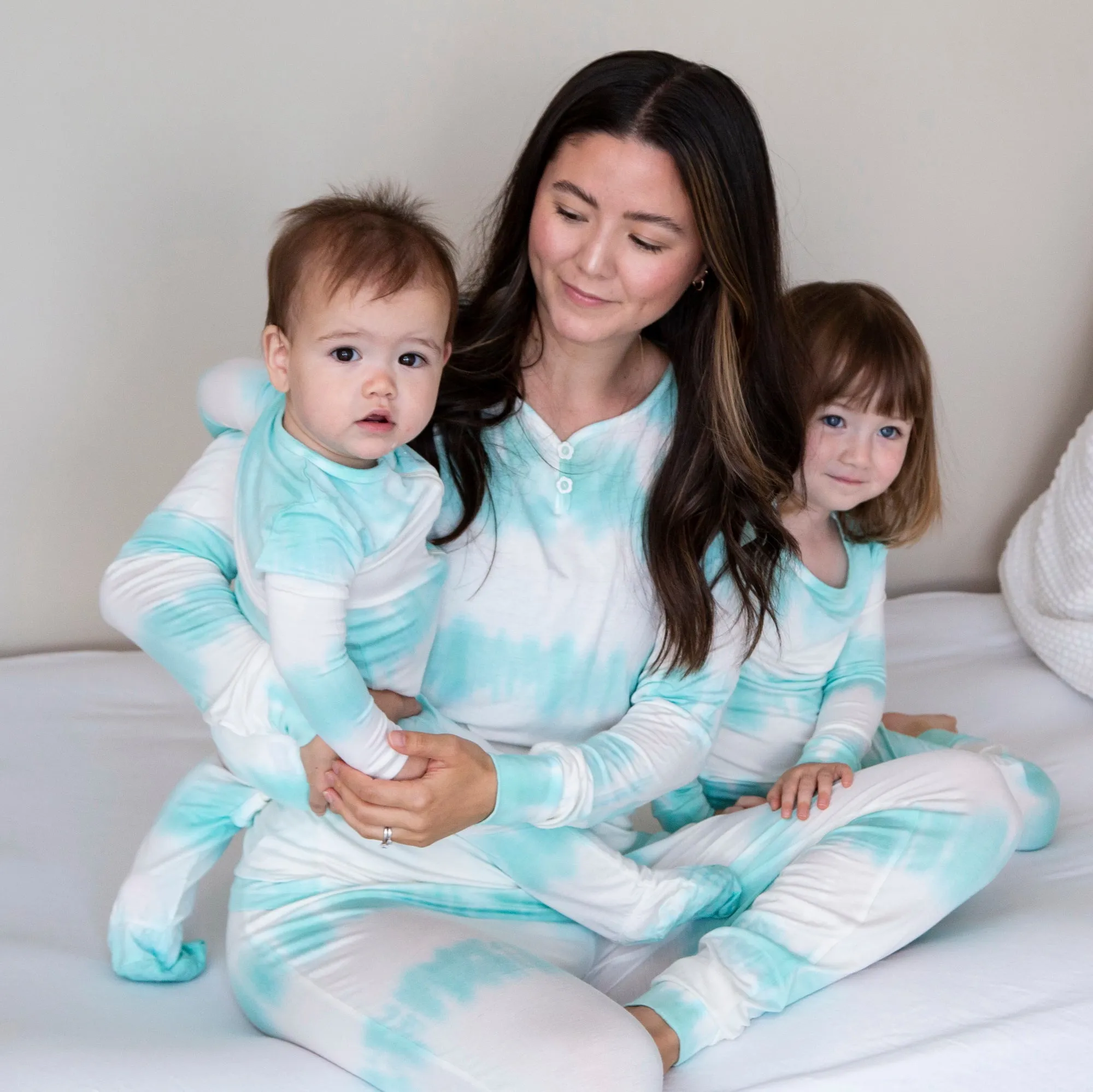 Bamboo Long Sleeve 2 pc Pajama set (Tie Dye Stripe)