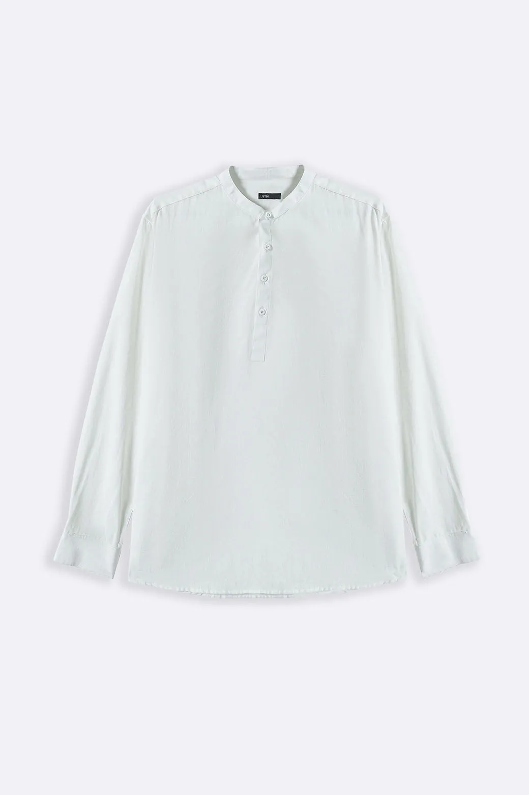 BAND COLLAR SHIRT