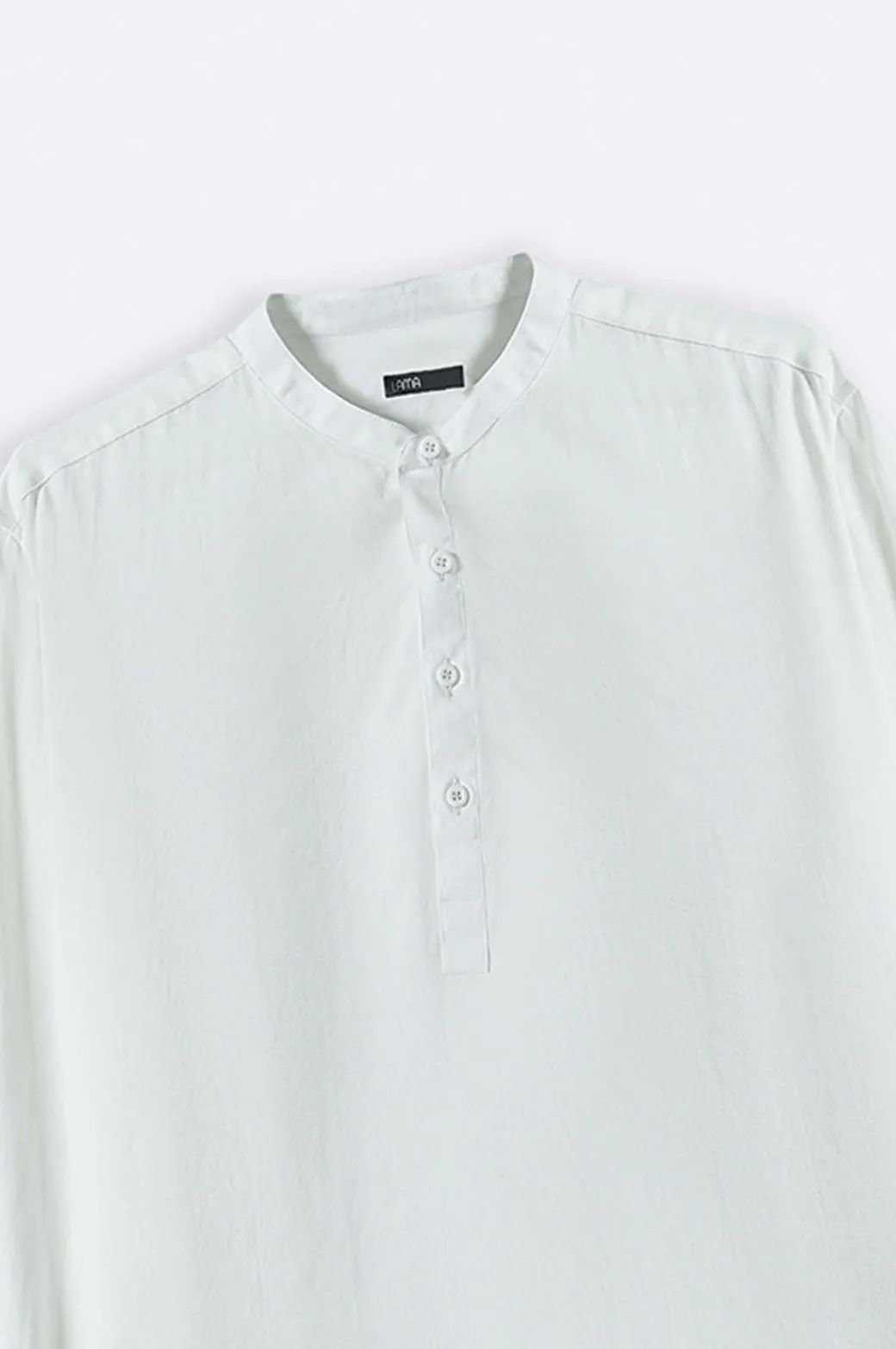 BAND COLLAR SHIRT