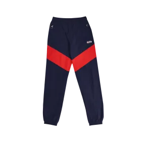 Basira Blocked Woven Wind Pant - Black iris/Red