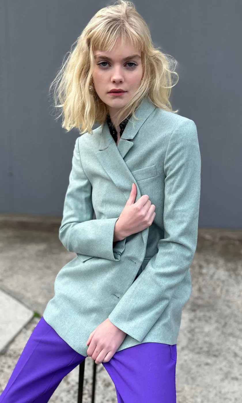 Beatrice B Mint Jacket