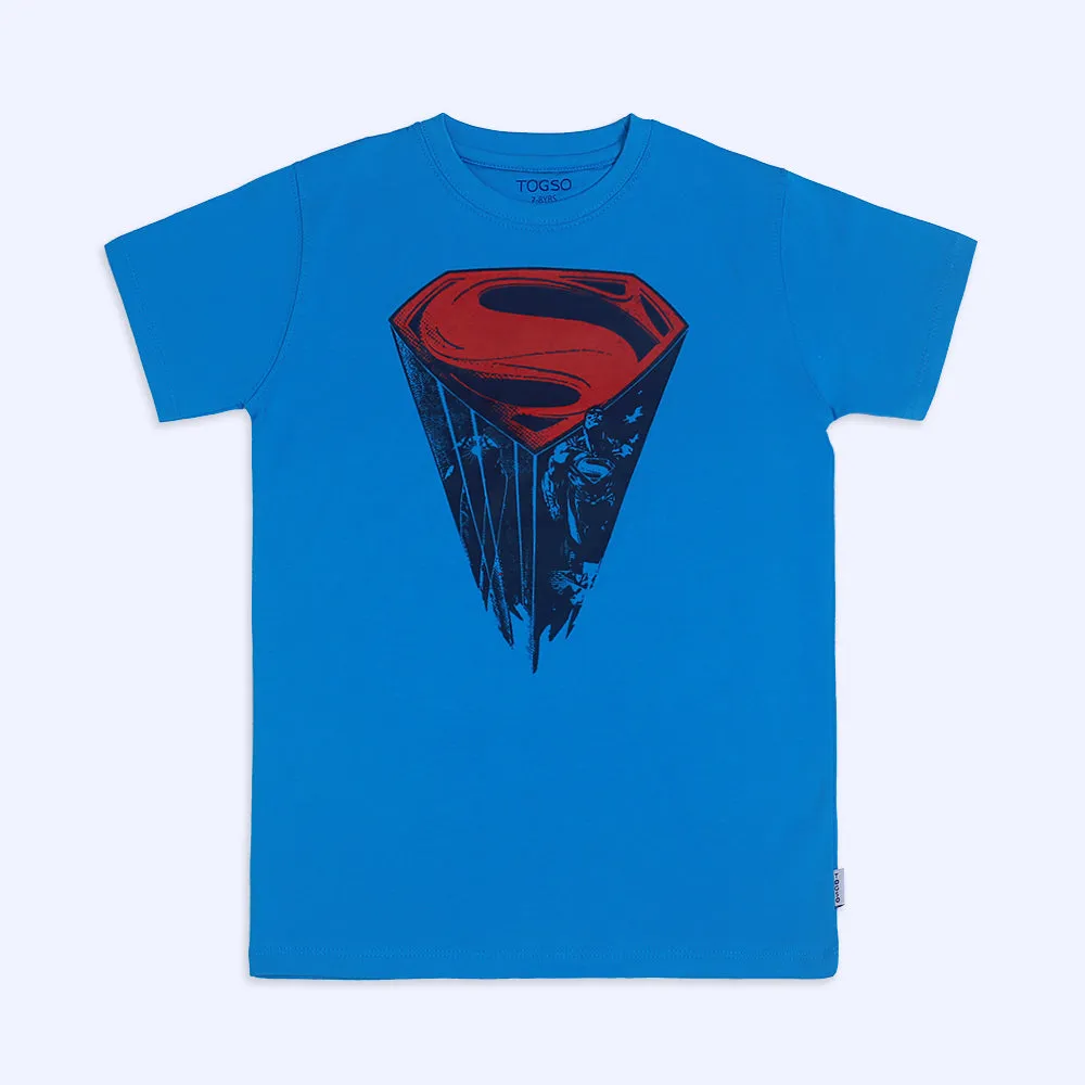 Blue Super-Man T-Shirt