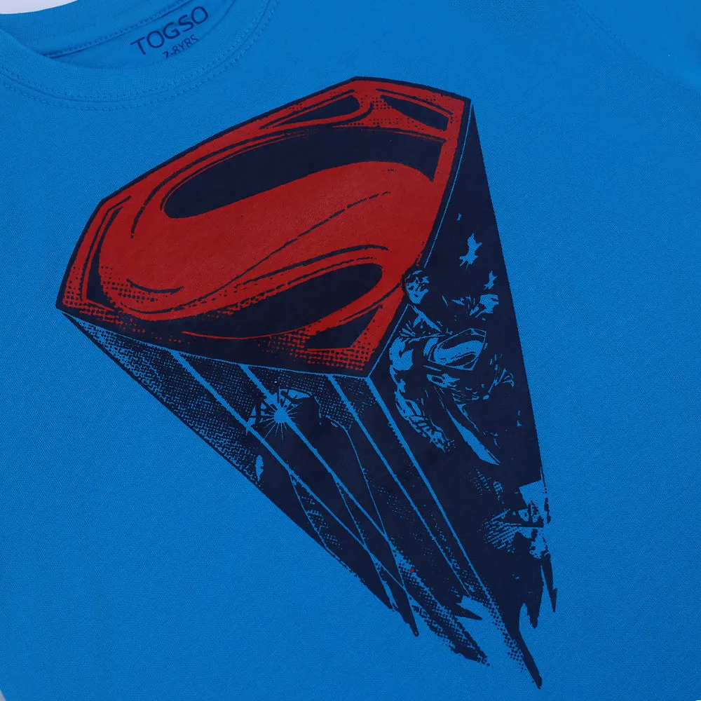 Blue Super-Man T-Shirt