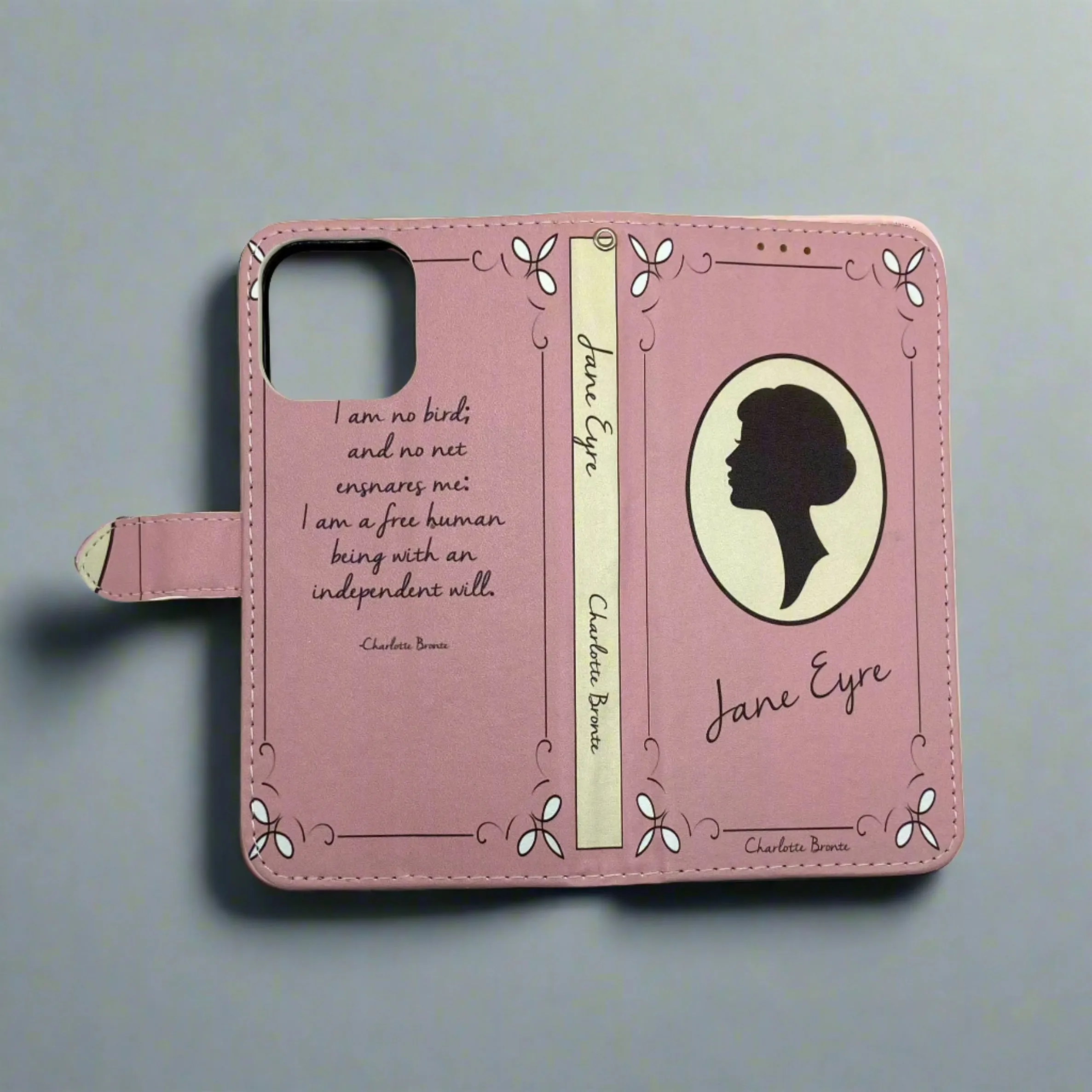 Book Phone Case (Jane Eyre, pink)