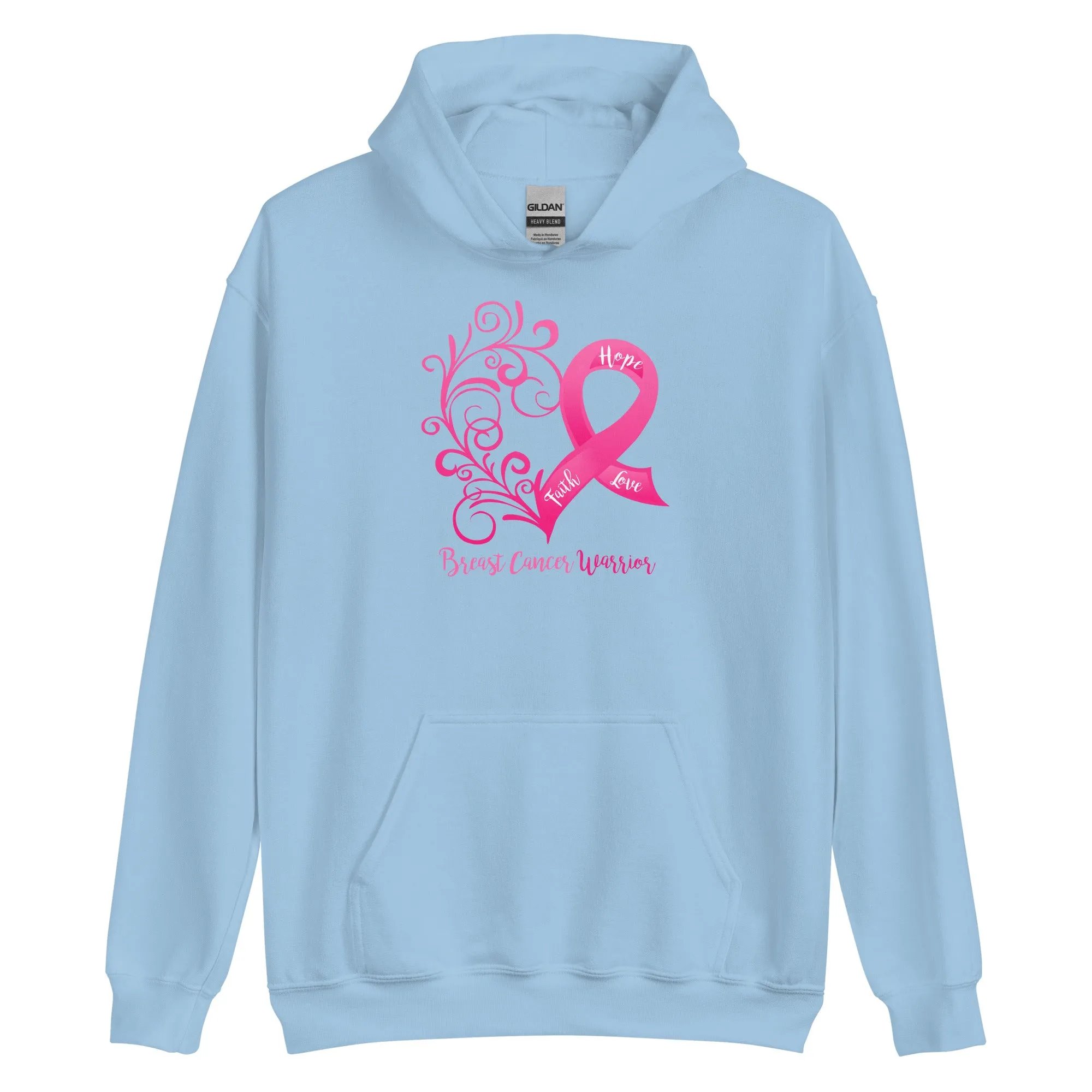 Breast Cancer "Warrior" Hoodie (Several Colors Available)