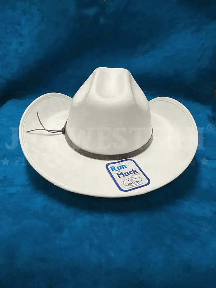 Bullhide CATTLE TOWN 0683W Faux Felt Western Hat White