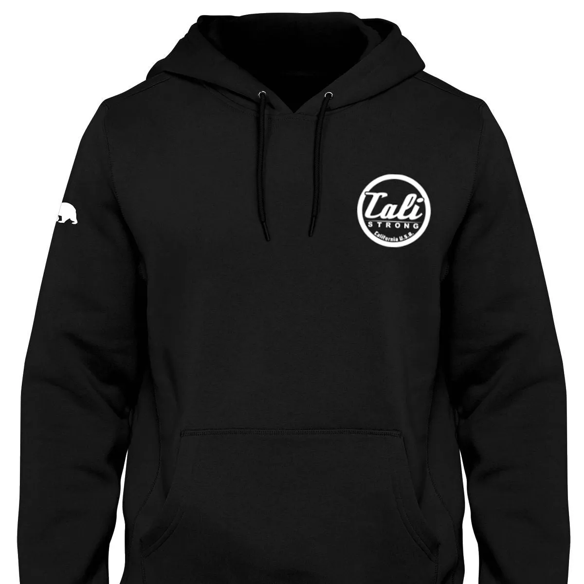 CALI Strong Classic Glow in the Dark Black Hoodie Sweatshirt