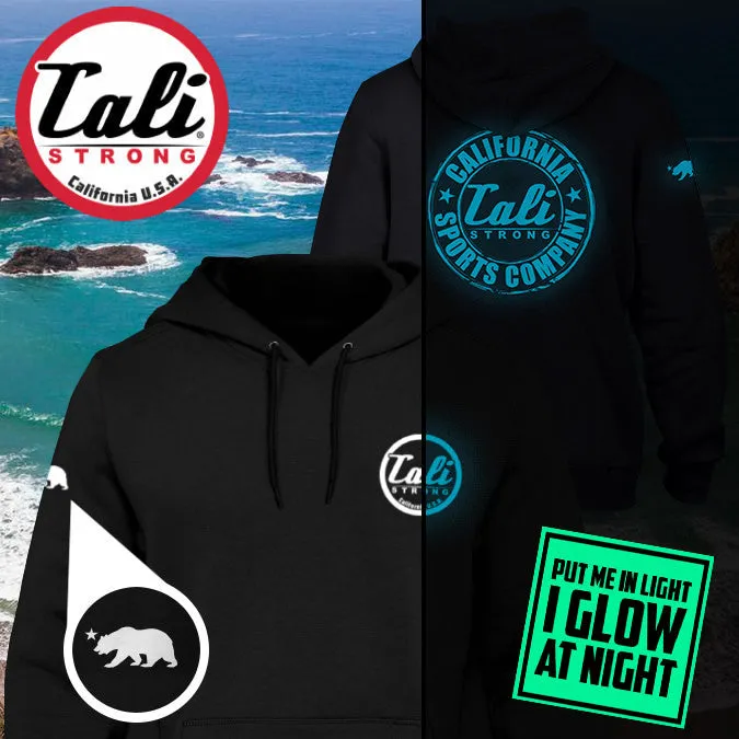 CALI Strong Classic Glow in the Dark Black Hoodie Sweatshirt