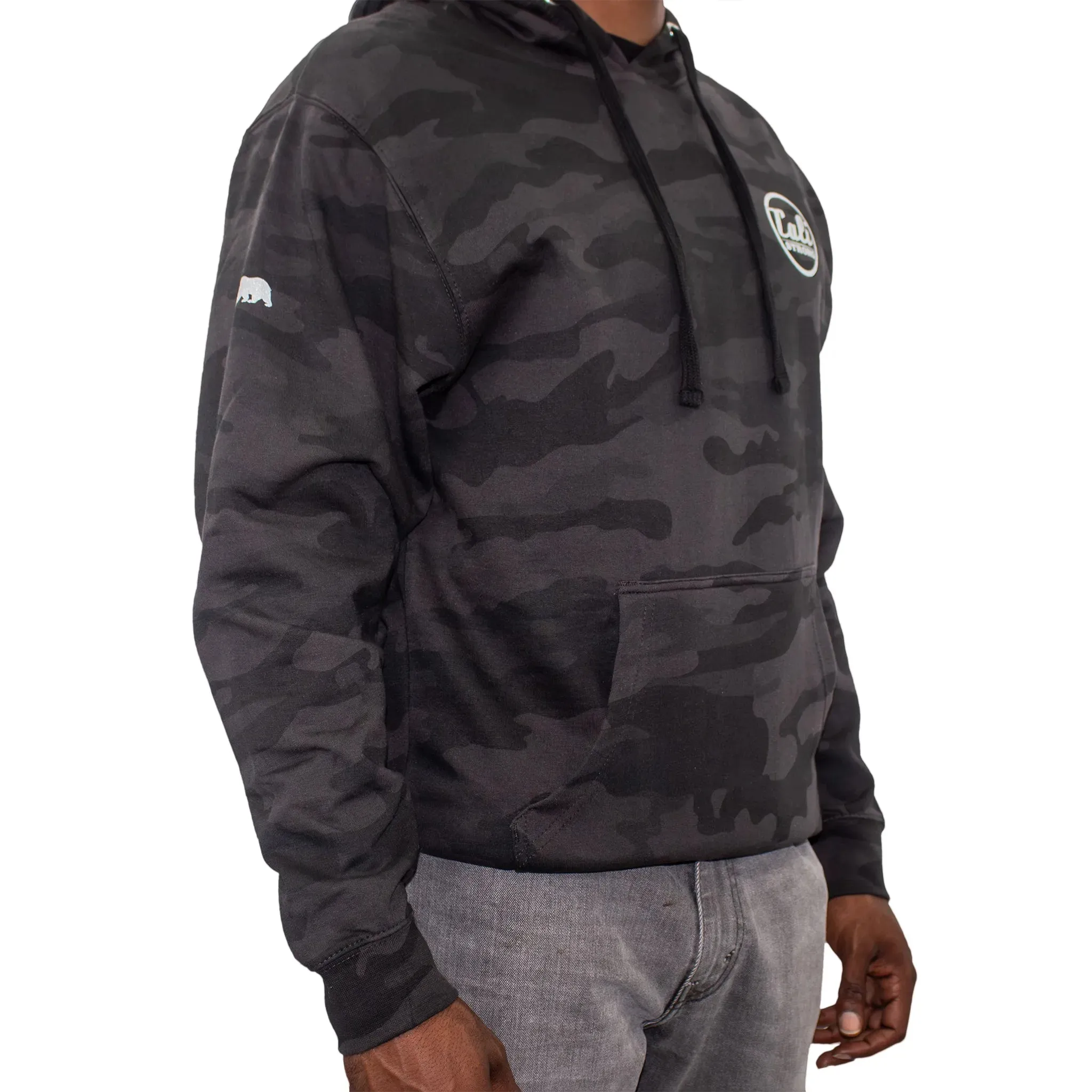 CALI Strong Urban Camo Hoodie Grey