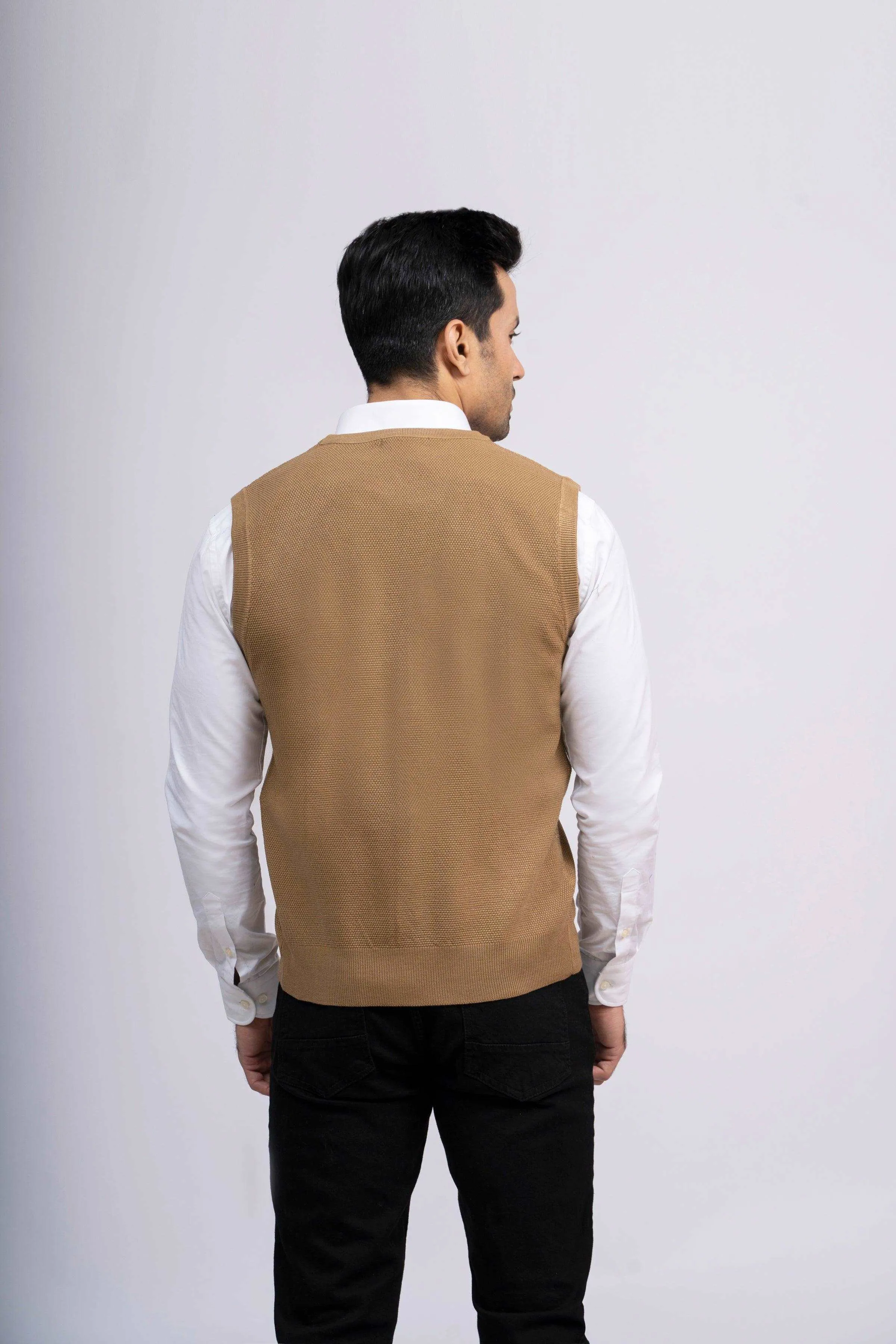 CARDIGAN SWEATER S/L KHAKI