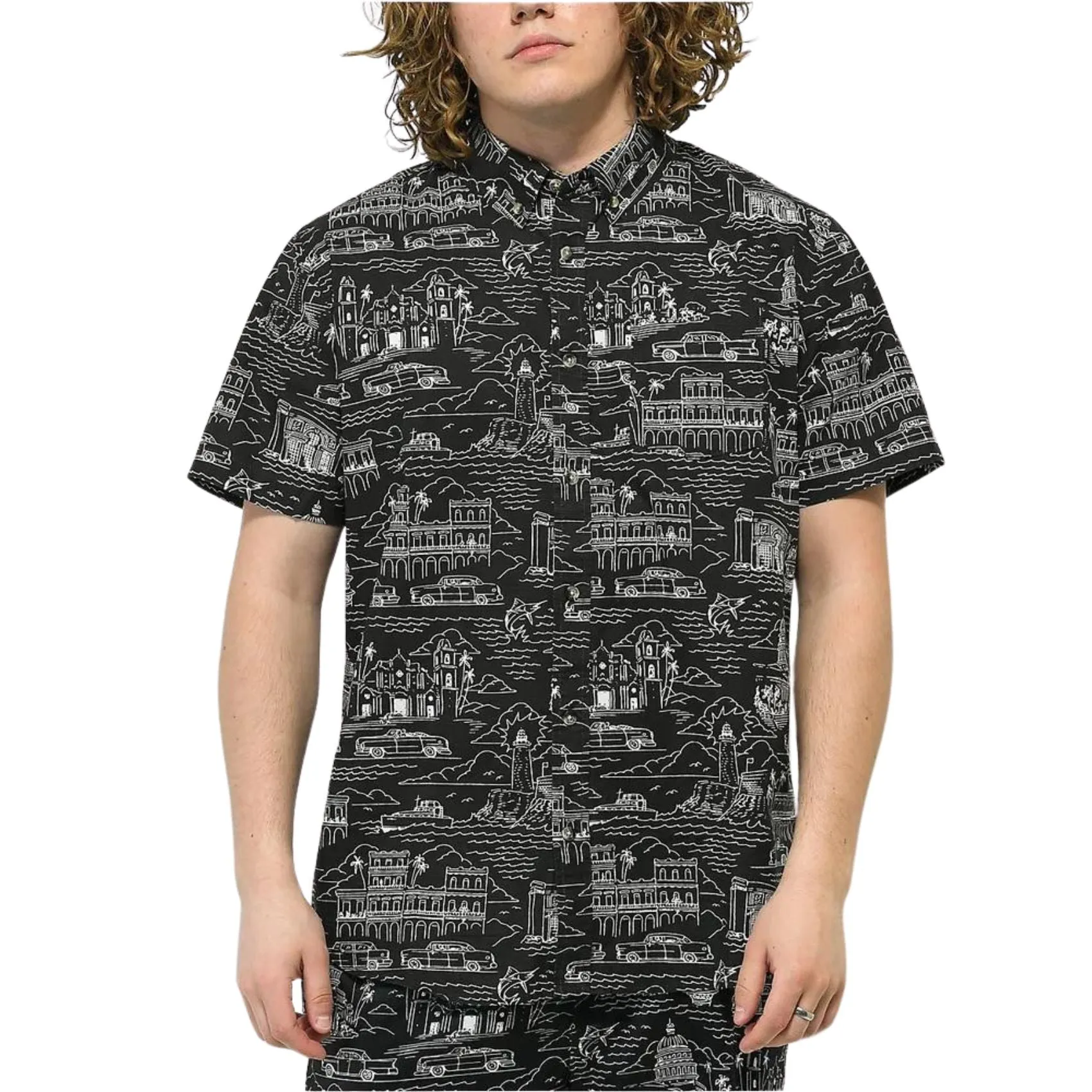 Castillo SS Shirt - Black/White