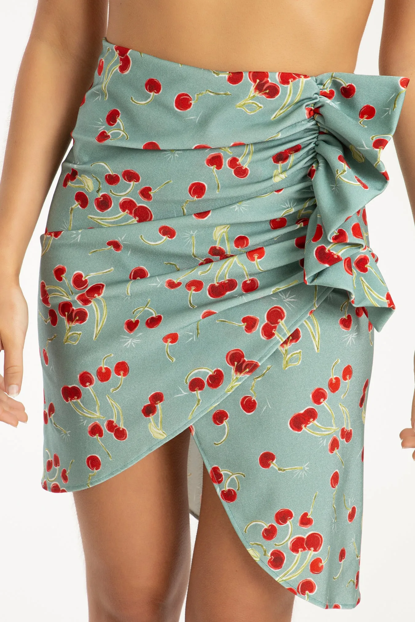 Cherry Bomb Ruffled Skirt