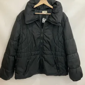 Coat Puffer & Quilted By Cato In Black, Size: L