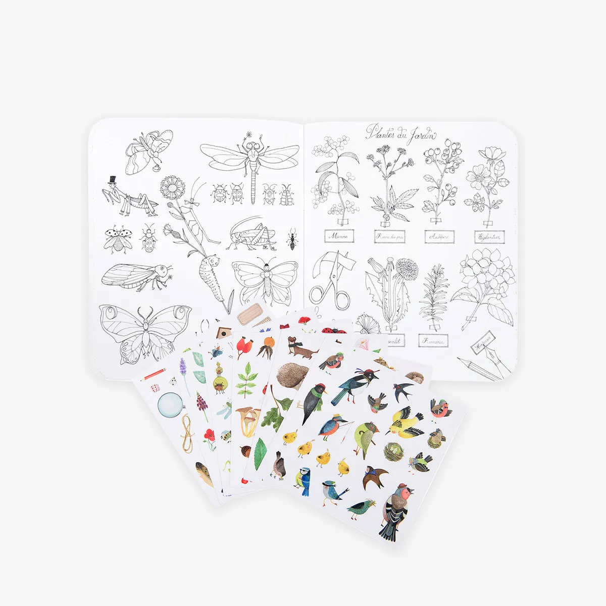 COLOURING & STICKER BOOK // SEASONS