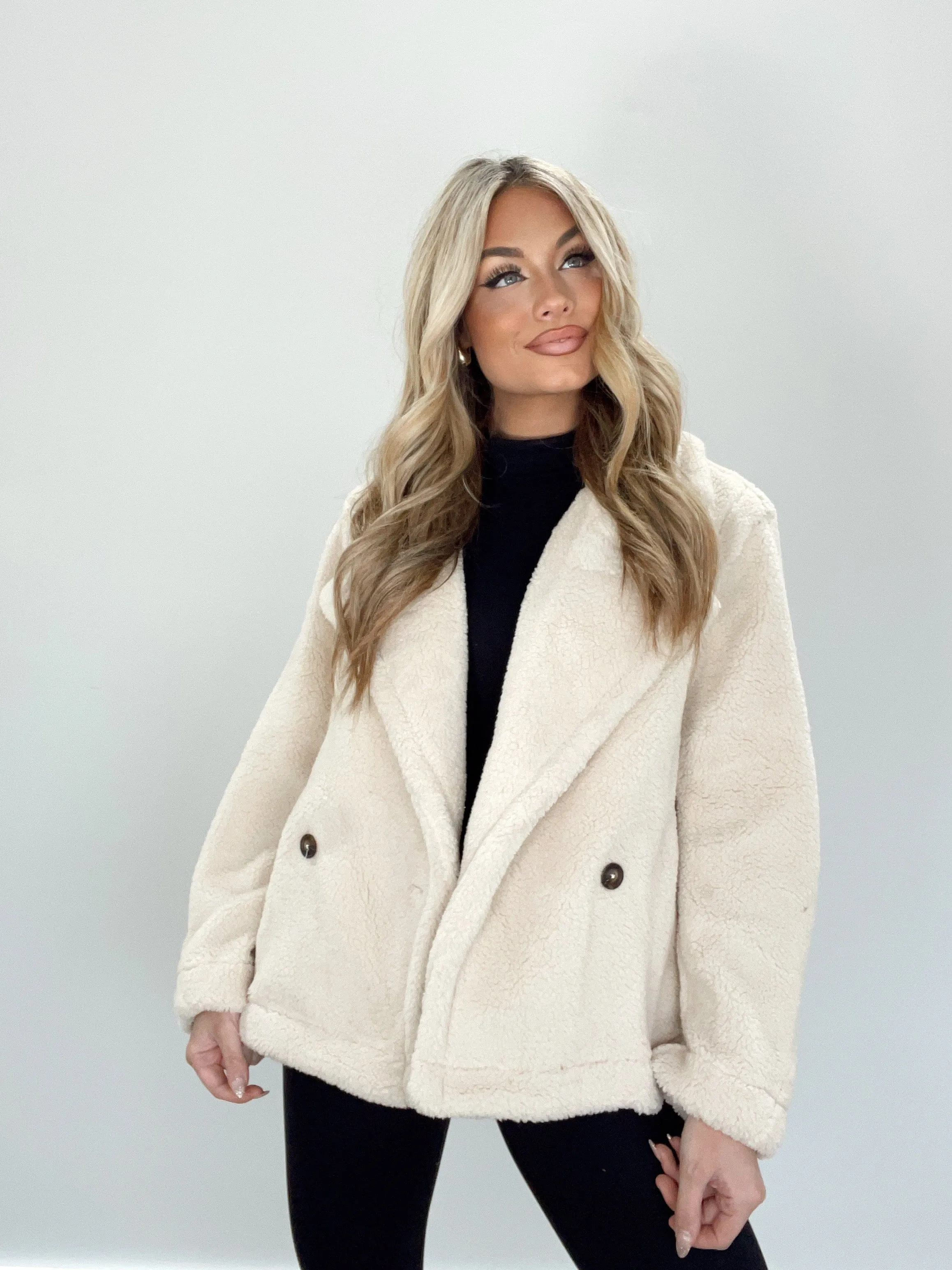 Cream Teddy Coat