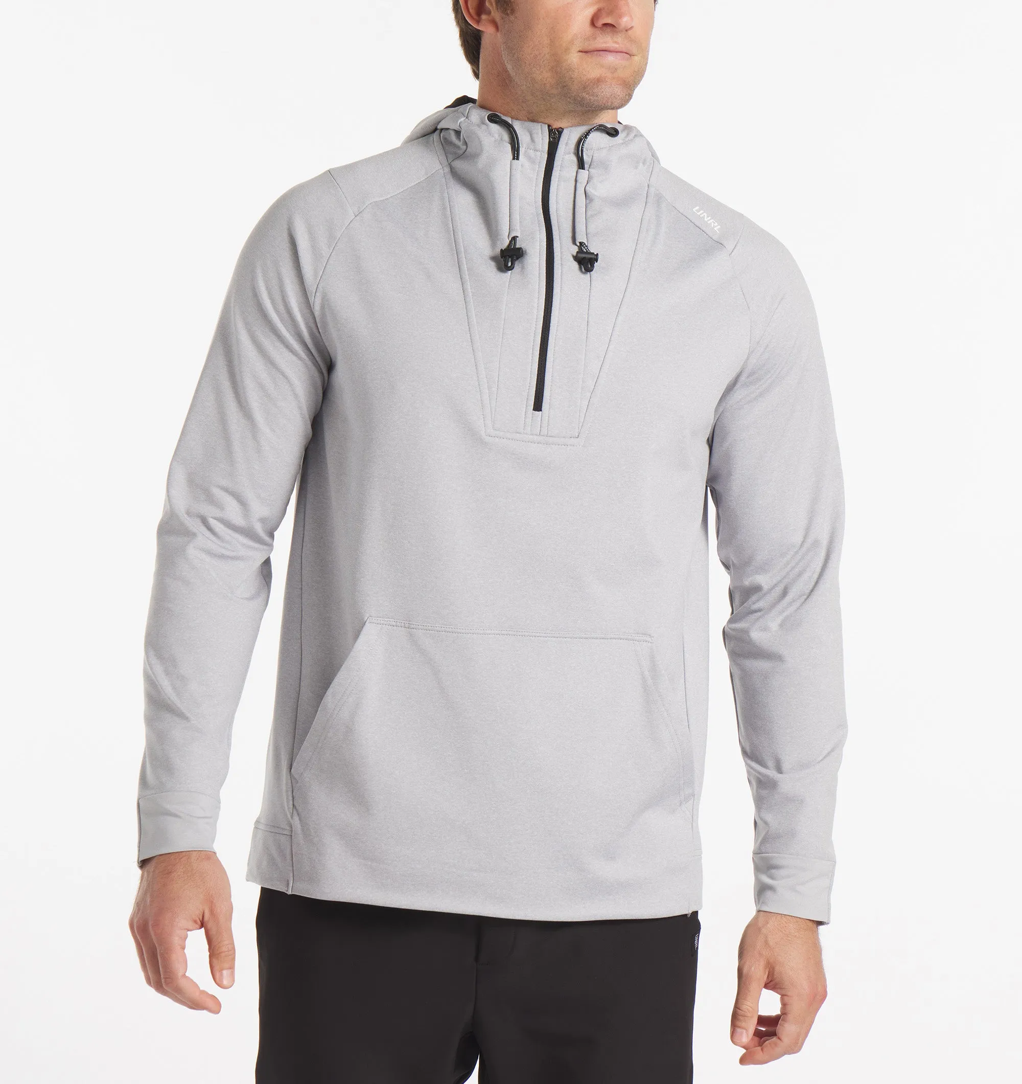 Crossover Half-Zip Hoodie