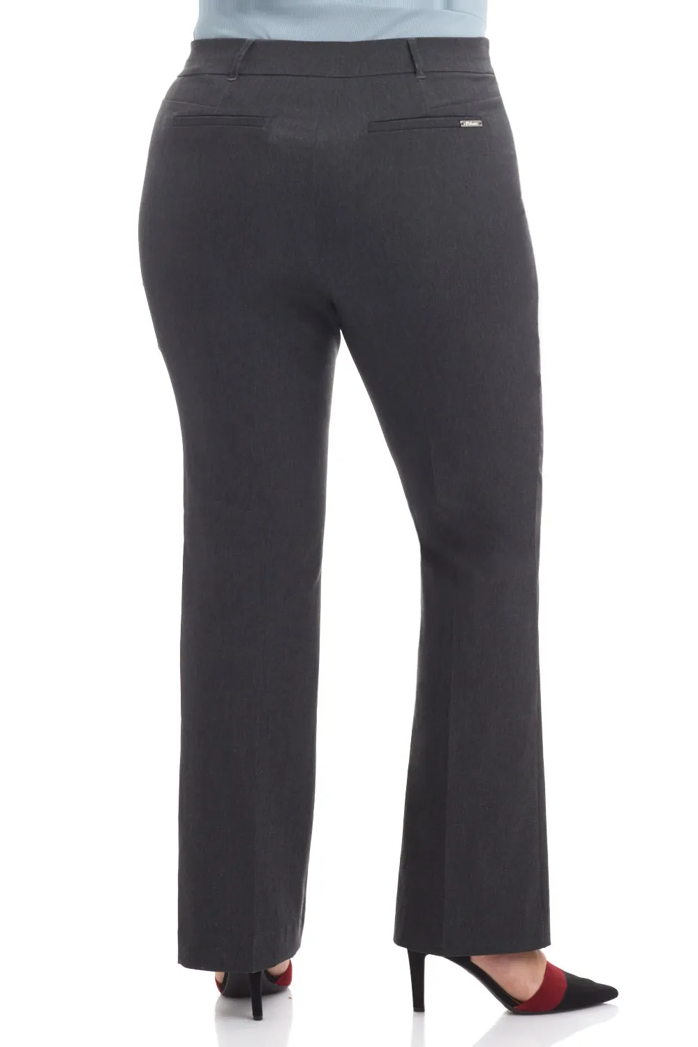 Curvy Pull-on Barely Bootcut Classic Pants