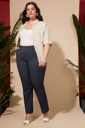 Curvy Pull-on Barely Bootcut Classic Pants