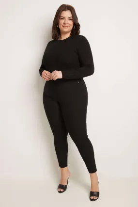 Curvy Tummy Control Work Pants with Real Pockets