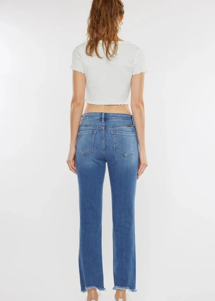 Danielle High Rise Straight Fit Leg Jeans