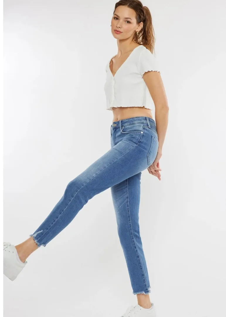 Danielle High Rise Straight Fit Leg Jeans