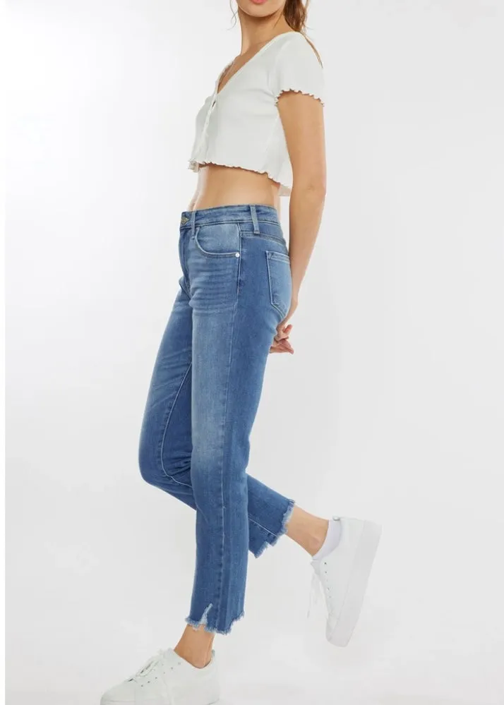 Danielle High Rise Straight Fit Leg Jeans