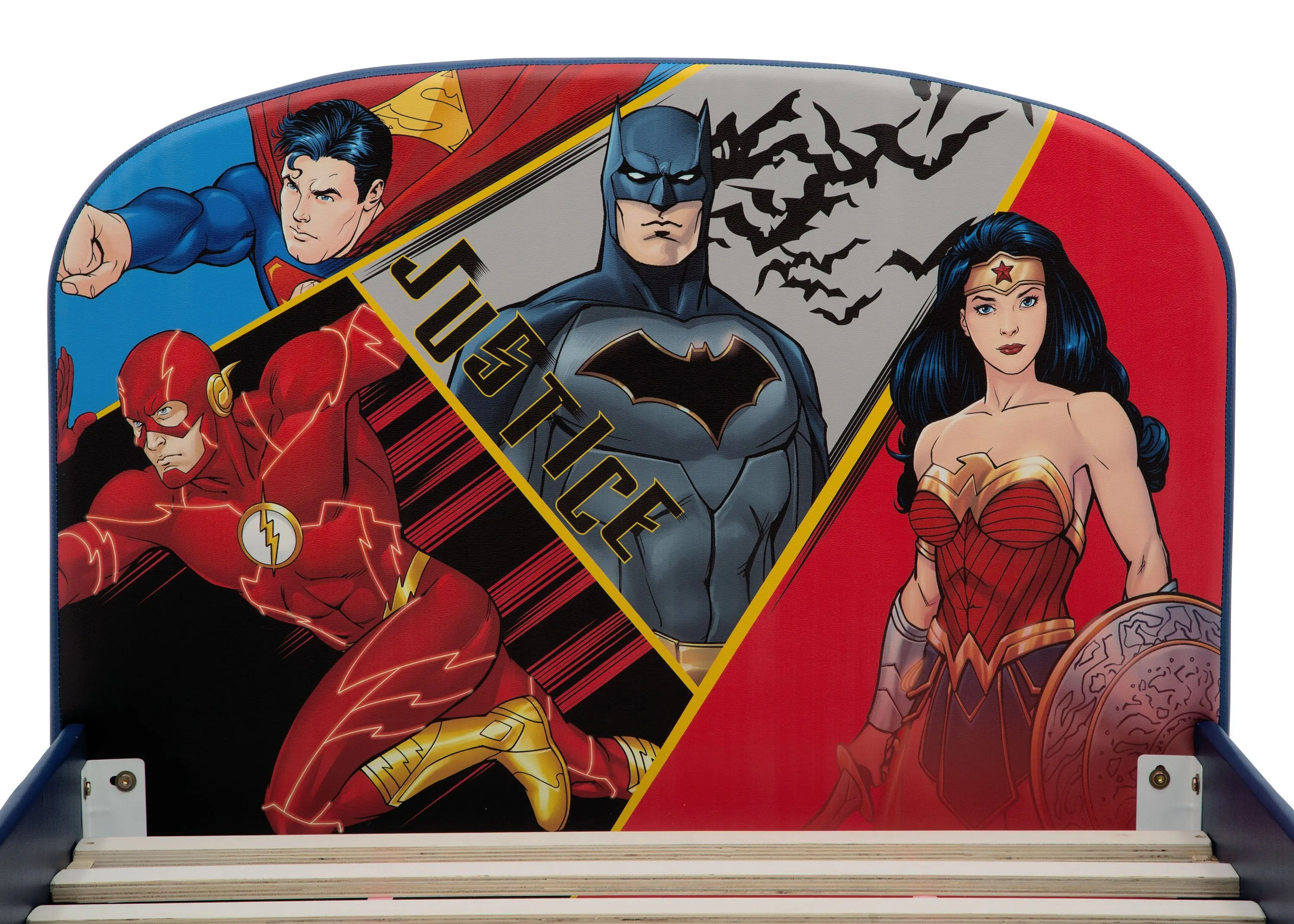 DC Comics Justice League Upholstered Twin Bed