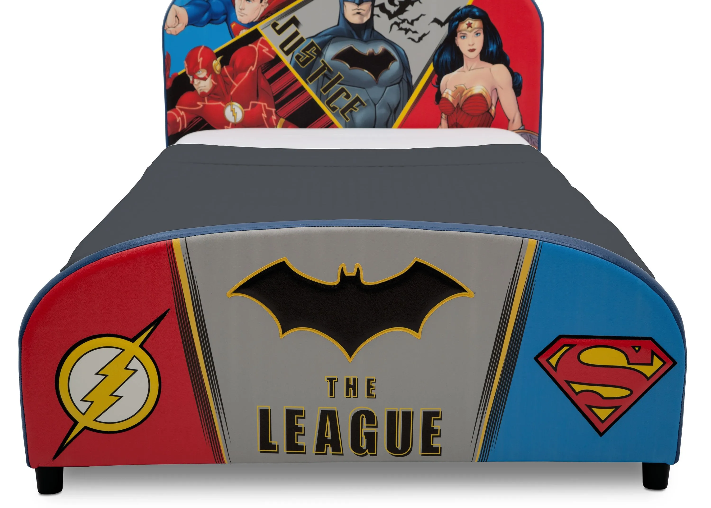 DC Comics Justice League Upholstered Twin Bed