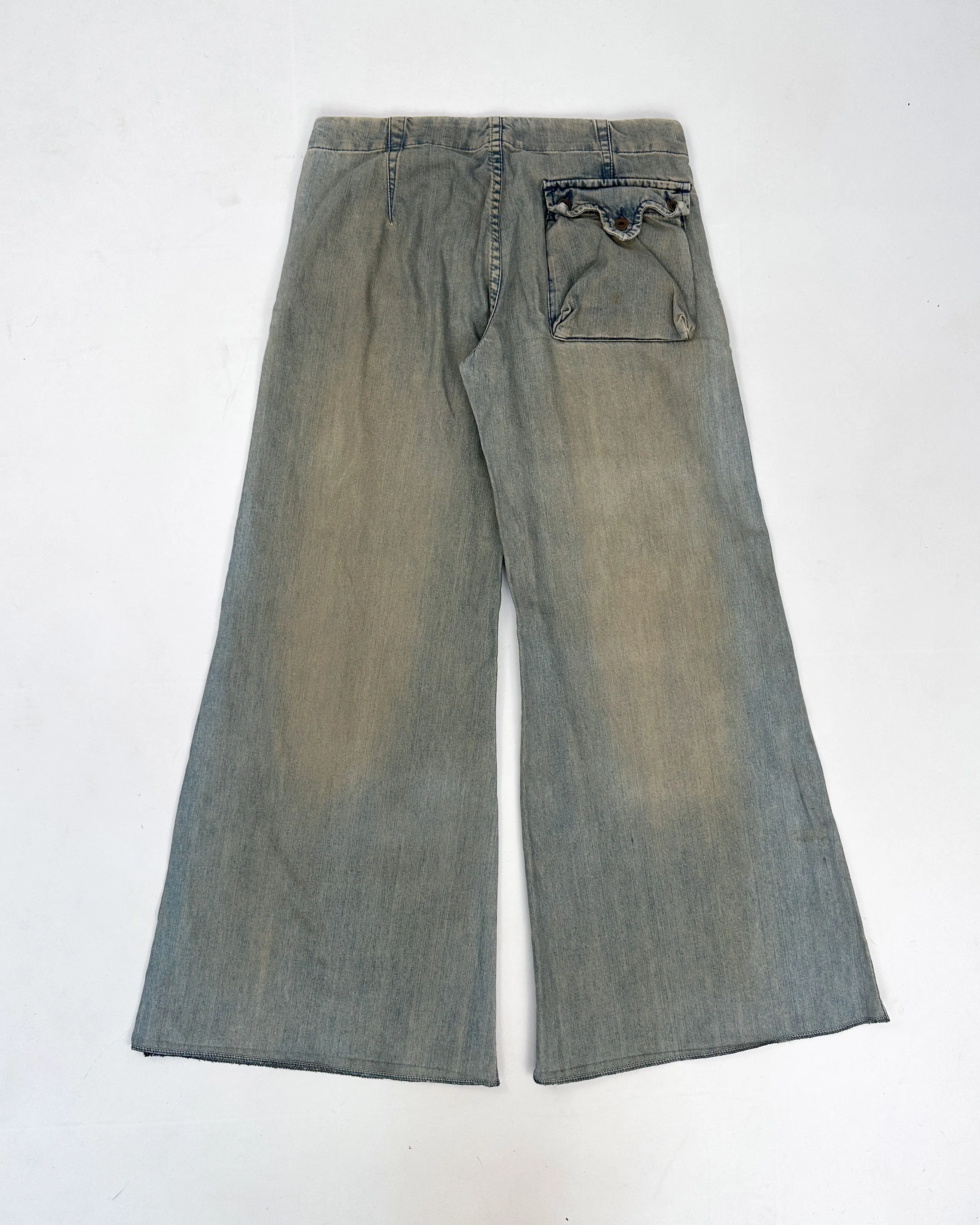 Diesel Fluid Denim Wide Pants 2002