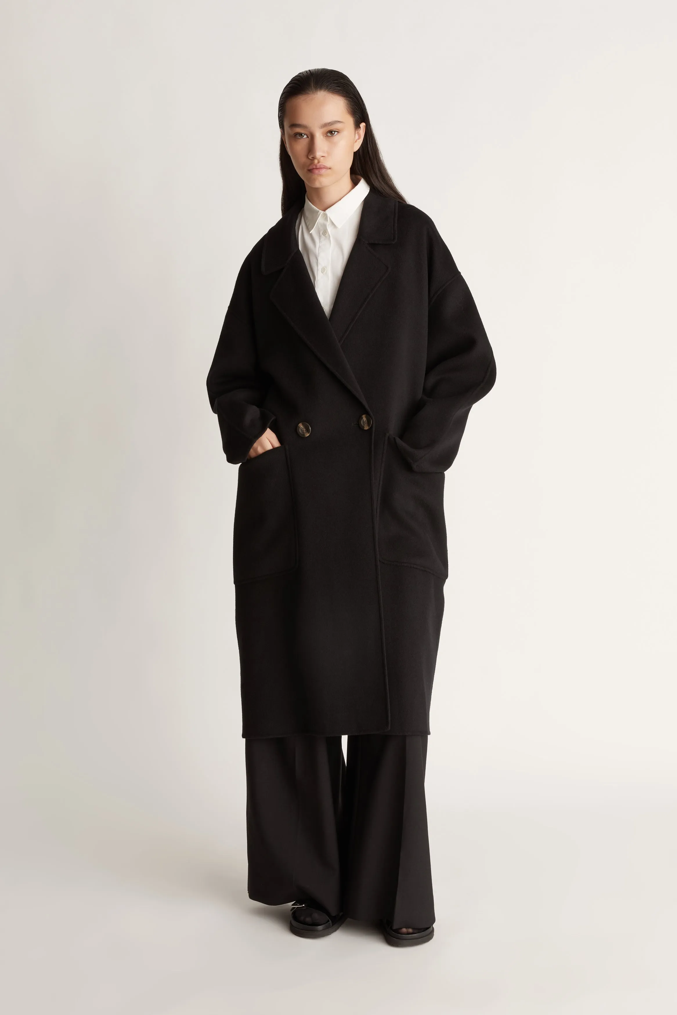 Florentine Cashmere Cocoon Coat